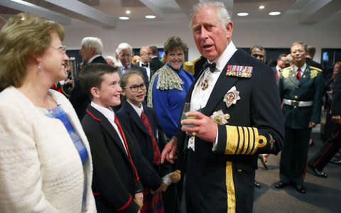 The Prince of Wales, known as the Duke of Rothesay in Scotland, at a reception  - Credit: Jane Barlow/PA