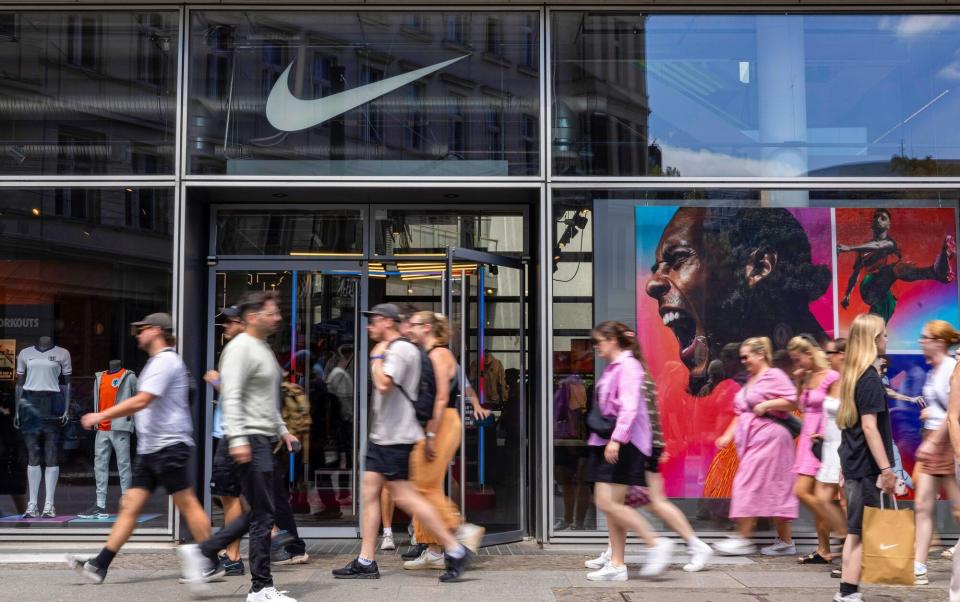 Sportswear giant Nike is struggling to keep up with rivals in trainer sales