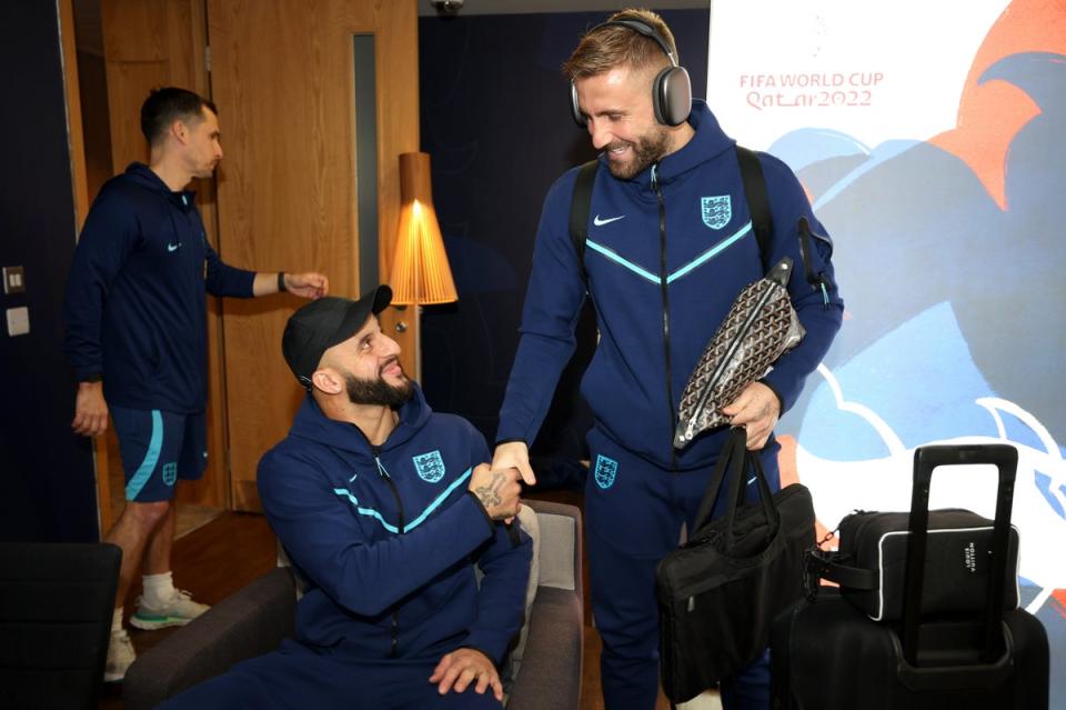 Kyle Walker and Luke Shaw (The FA via Getty Images)