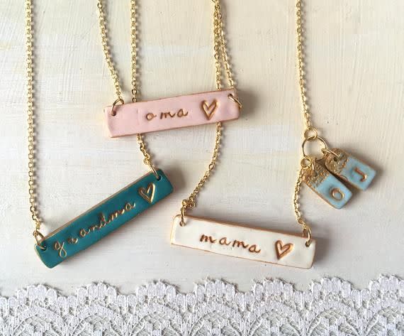 Stamped Necklace