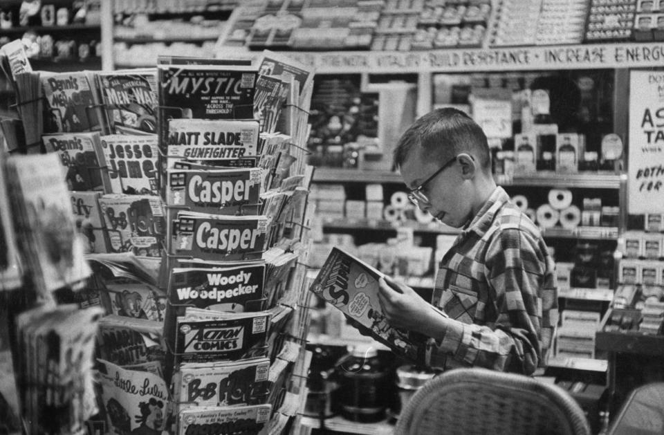 A view of Roy Yates Drug Store.  (Photo by Carl Iwasaki/The LIFE Images Collection via Getty Images/Getty Images)