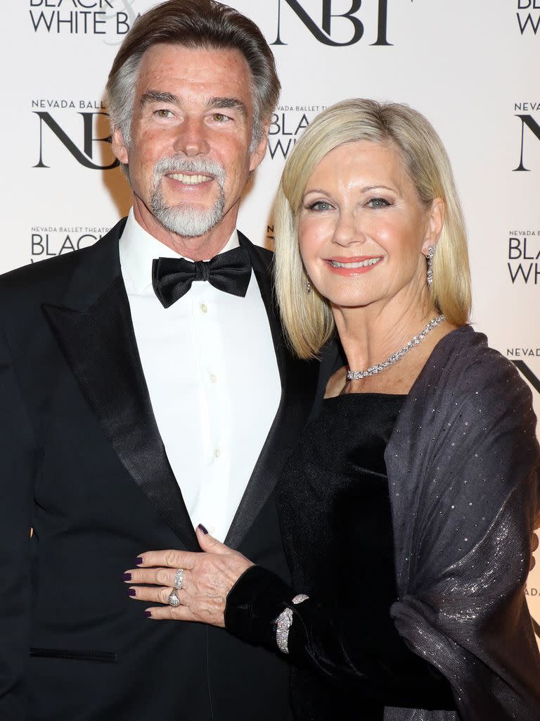 Olivia Newton-John, John Easterling Oliovia Newton John is honored as the 2016 Woman of the Year at the 32nd Annual Black White Ball at Wynn Las Vegas