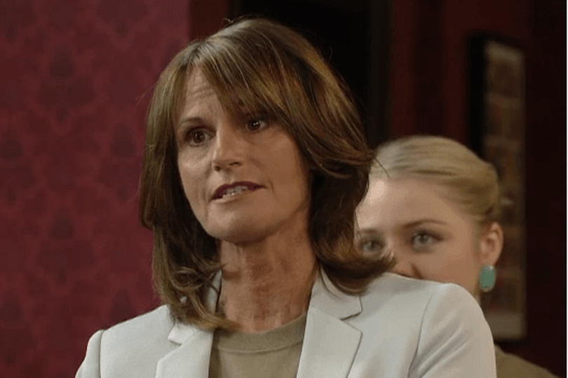 Gwyneth Strong on EastEnders in 2016 -Credit:BBC