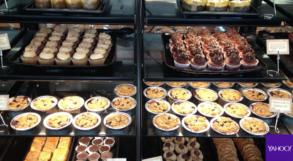 Facebook’s offers employees a ton of free food every day, including desserts served up at a dedicated sweets shop.