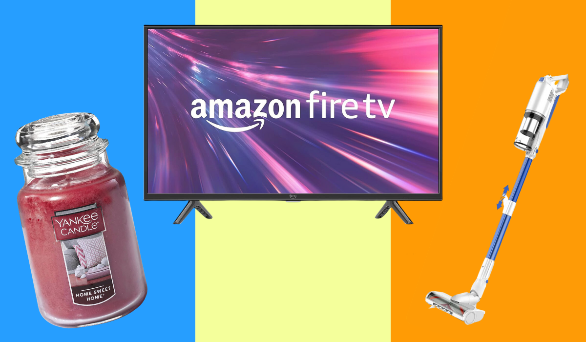 Yankee Candle, Amazon Fire TV, cordless vacuum