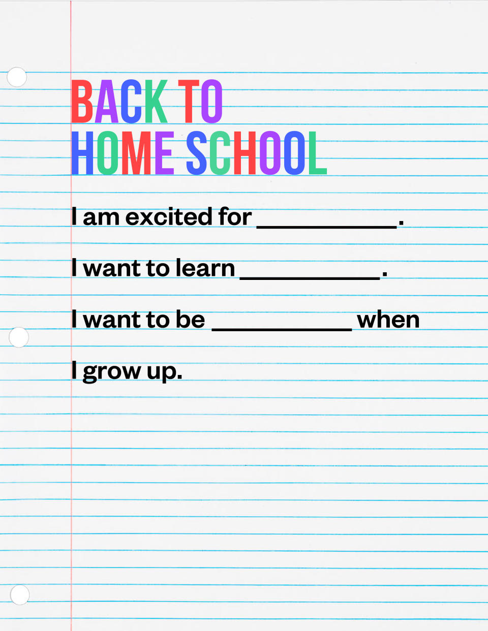 Back to home school sign (TODAY illustration)