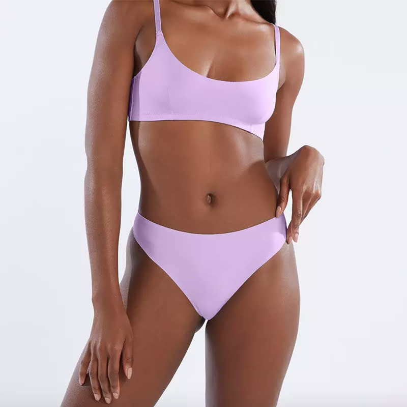 <a rel="nofollow noopener" href="https://www.savagex.com/products/6581200" target="_blank" data-ylk="slk:Microfiber Thong, Savage X Fenty, $15Rihanna's new Savage x Fenty lingerie line is filled with comfy bras and skivvies. (We're all about this seamless microfiber thong in so-now lavender.);elm:context_link;itc:0;sec:content-canvas" class="link ">Microfiber Thong, Savage X Fenty, $15<p>Rihanna's new Savage x Fenty lingerie line is filled with comfy bras and skivvies. (We're all about this seamless microfiber thong in so-now lavender.)</p> </a>