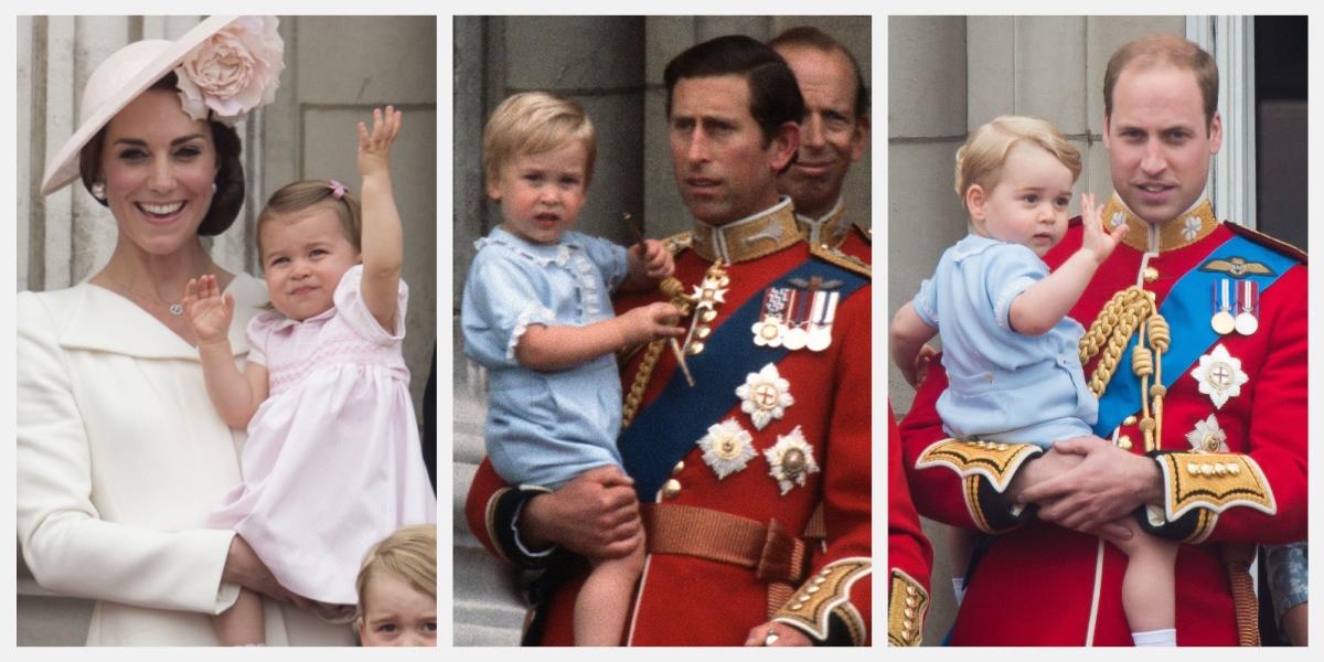 Every Royal's First Appearance at Trooping the Colour