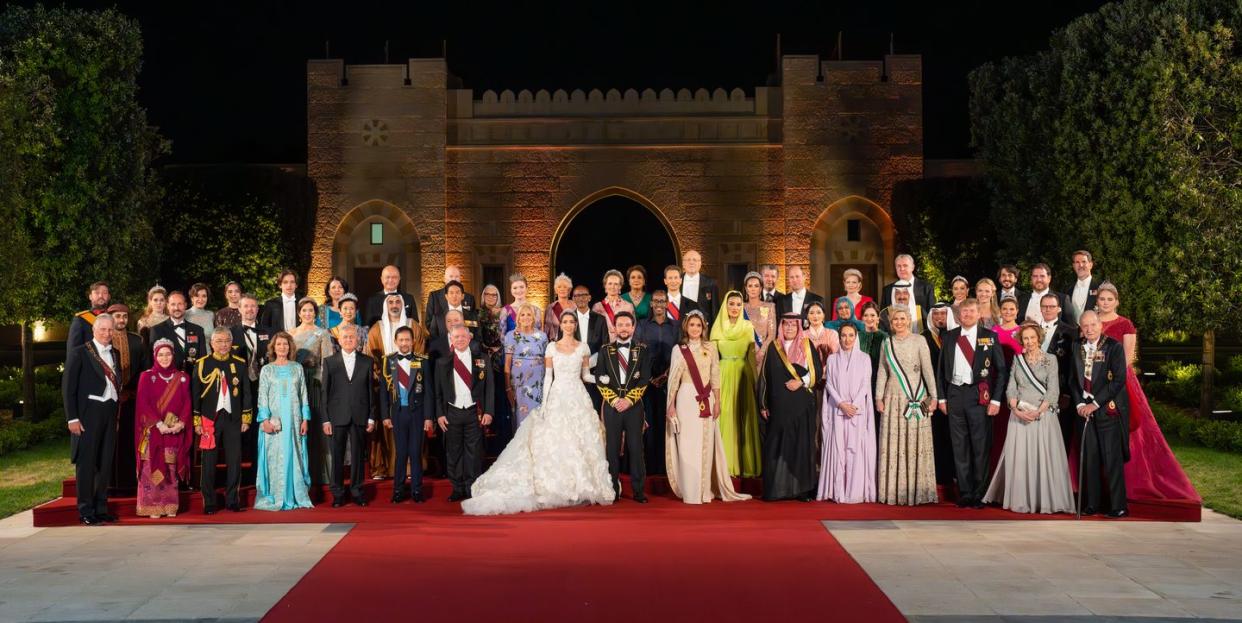 jordanian royal wedding portrait