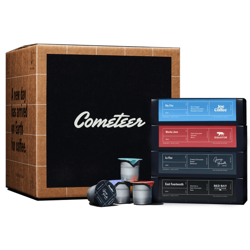 Cometeer Box, Selection of 4 Roasts (32 Cups Total