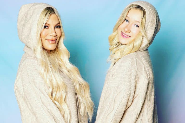 Tori Spelling junto a su hija Stella