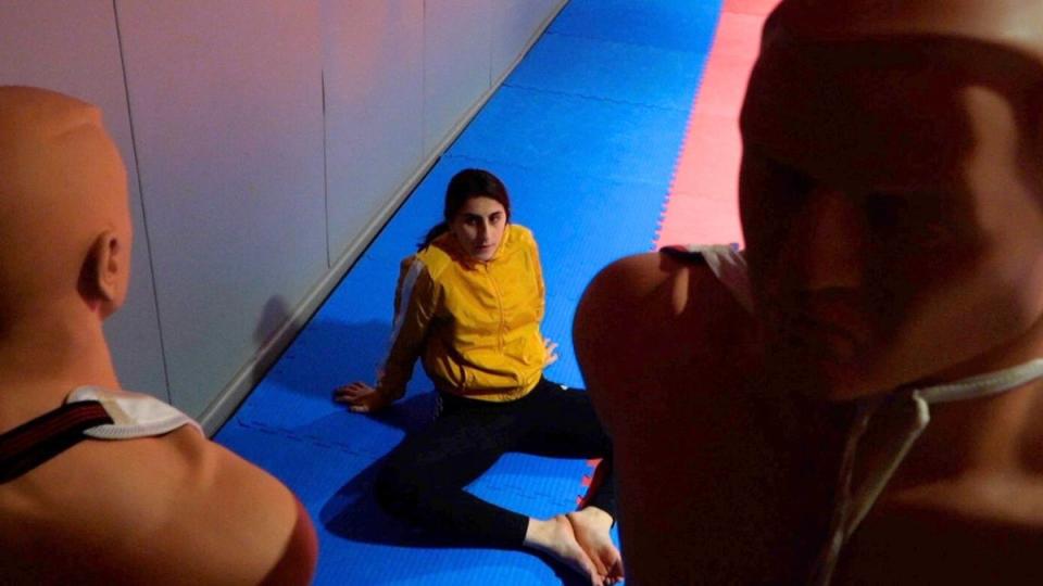 Afghan national Marzieh Hamidi is training in France for Paris Olympics slated for next year (Supplied)