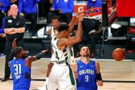 NBA: Playoffs-Orlando Magic at Milwaukee Bucks