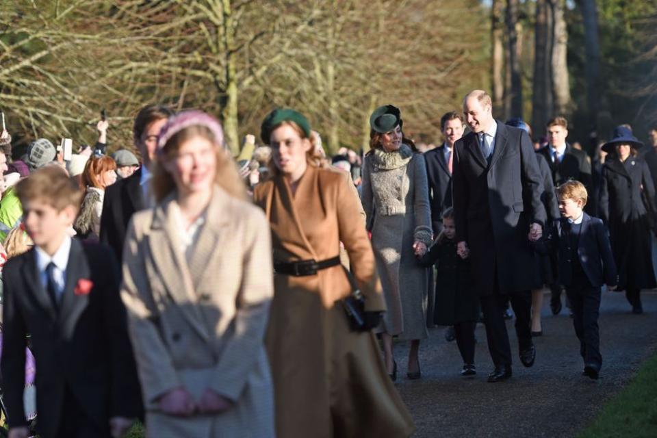 Prince George and Princess Charlotte Make Their Royal Christmas Walk Debut