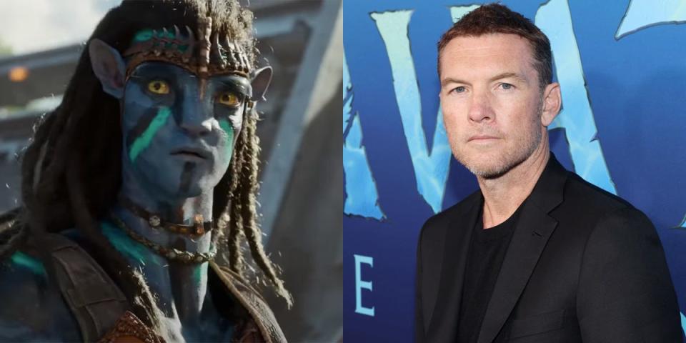 Sam Worthington as Jake Sully in "Avatar: The Way of Water."