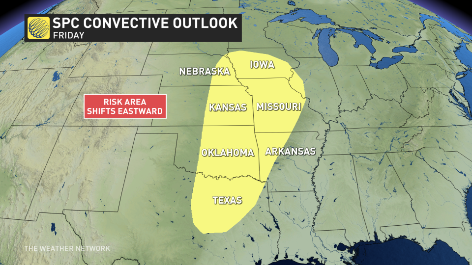 SPC Outlook Friday, April 26 (April 22)