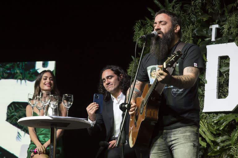 Evento de presentacion del avión Tango Dios, en el aeropuerto de Morón. Piti Fernandez