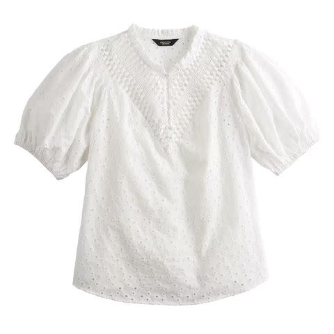 Women's Simply Vera Vera Wang Eyelet Button-Down Blouse