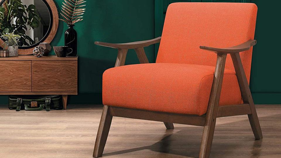 This Lexicon accent chair earned praise from customers for its sturdy design and comfortable feel.