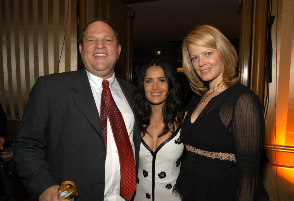 Salma Hayek and Harvey Weinstein