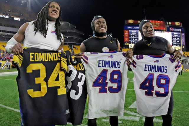 Gene J Puskar/AP/Shutterstock Tremaine, Trey and Terrell Edmunds