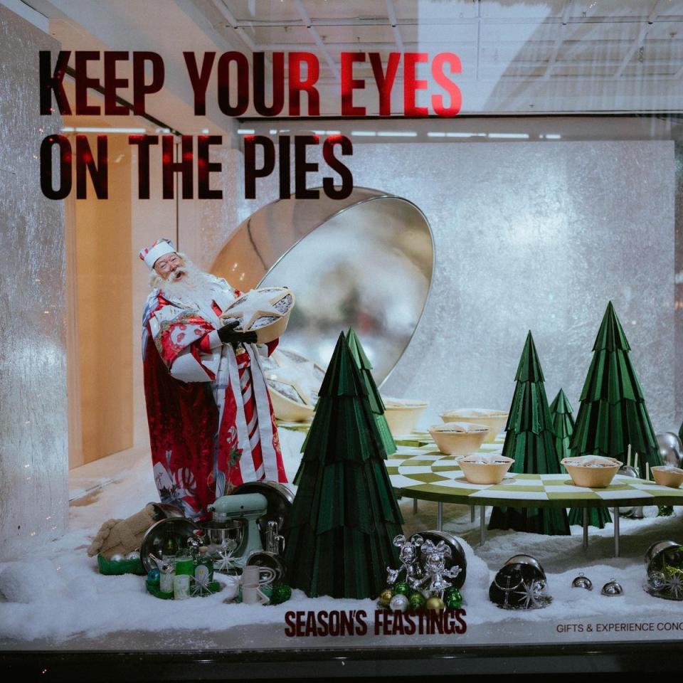 A display window at Selfridges this Christmas (Selfridges/Instagram)