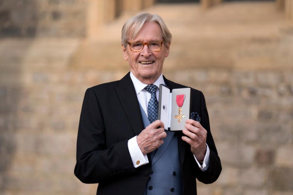 Roache after receiving his OBE in 2022 (Getty Images)