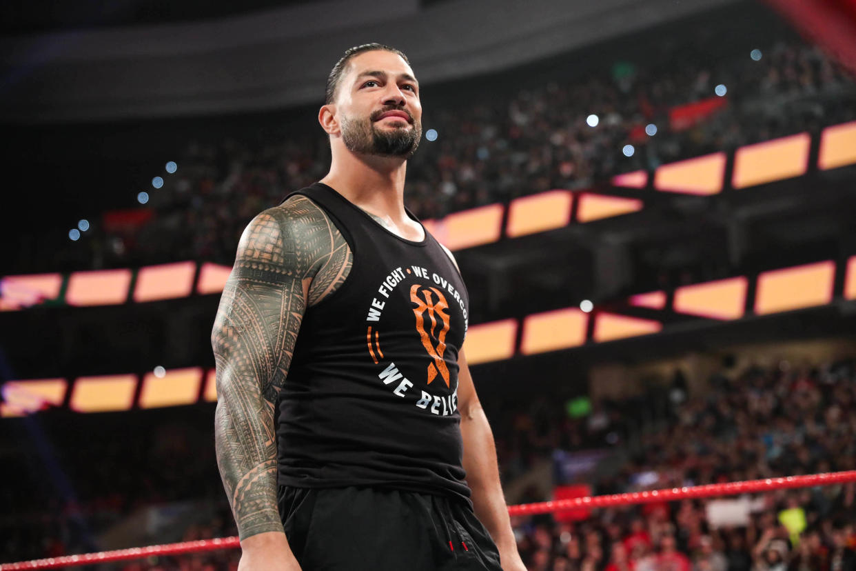 WWE superstar Roman Reigns returned to the ring nearly two weeks ago after beating leukemia for a second time. (Photo courtesy WWE)