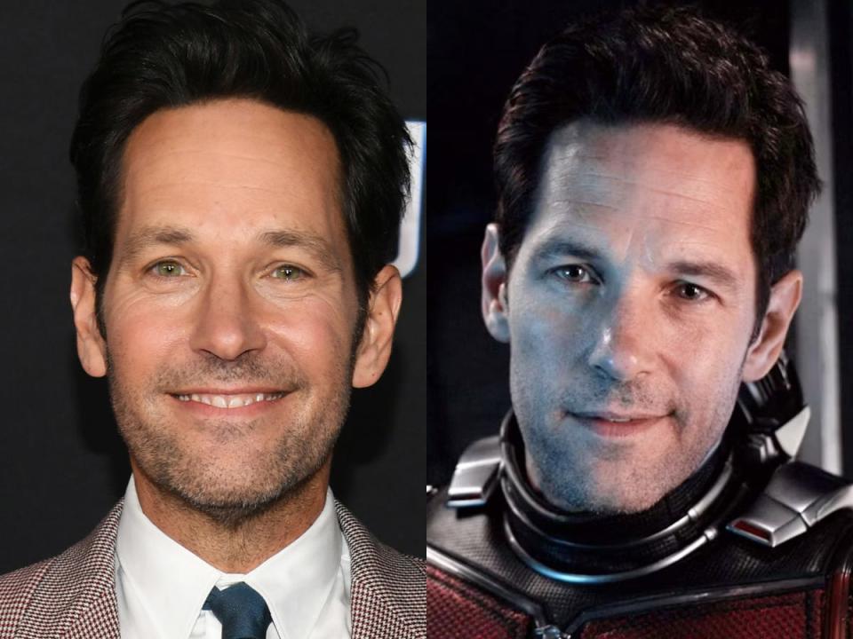 Paul Rudd plays Scott Lang in the "Ant-Man" movies.