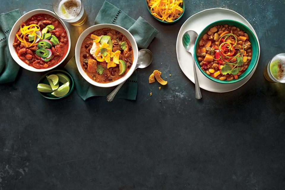 Smoky Turkey-and-Sweet Potato Chili