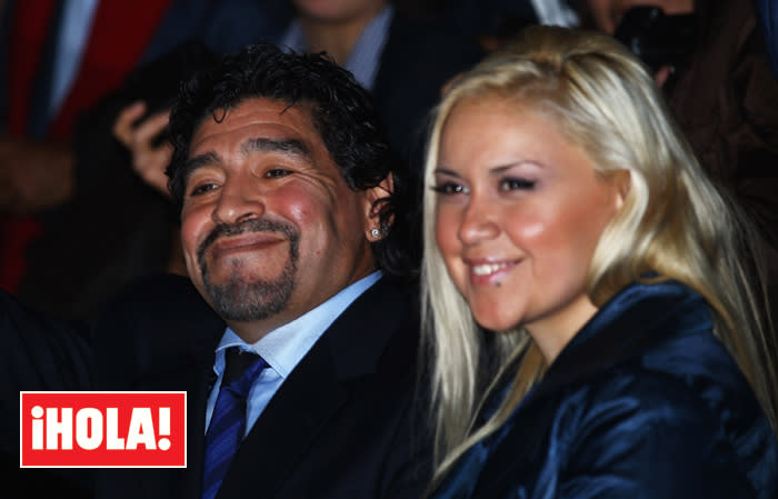 Maradona y Verónica Ojeda