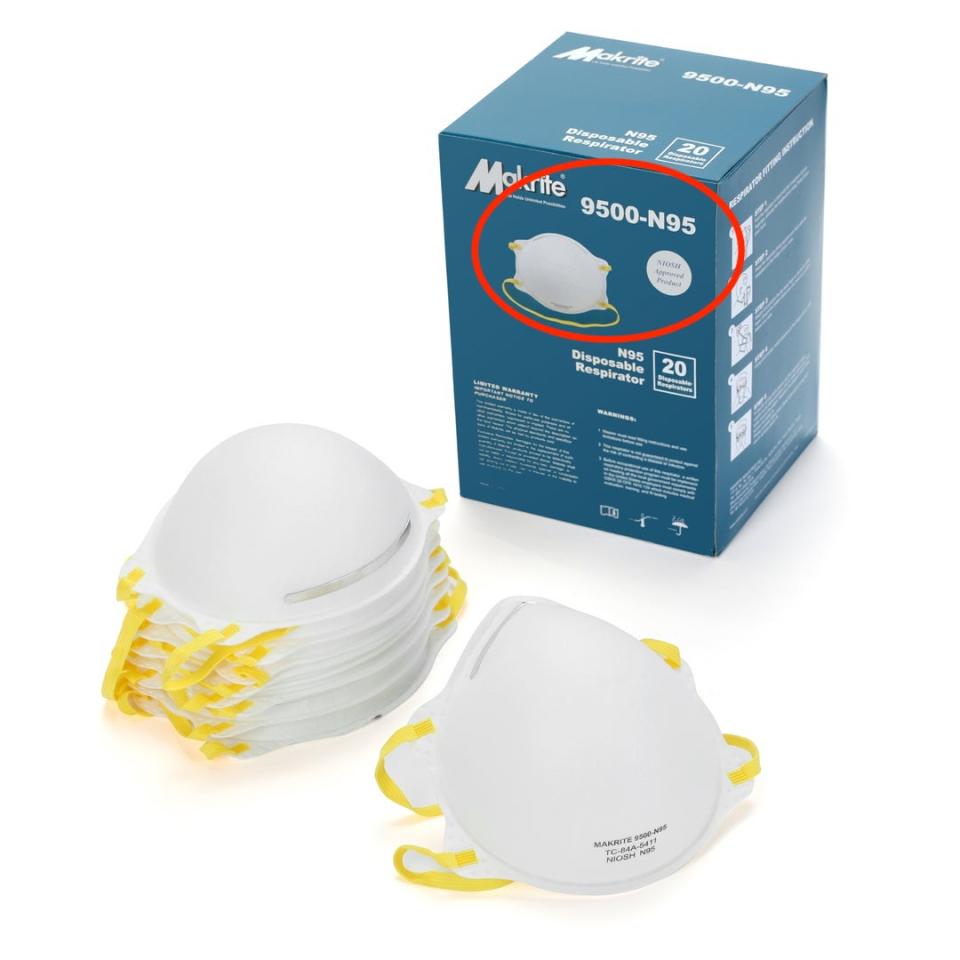 NIOSH approved N95 masks