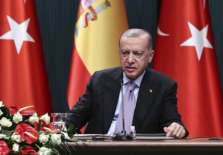 17-11-2021 El presidente de la Rep&#xfa;blica de Turqu&#xed;a, Recep Tayyip Erdogan. POLITICA Emin Sansar/Anadolu Ajansi/Europa Press