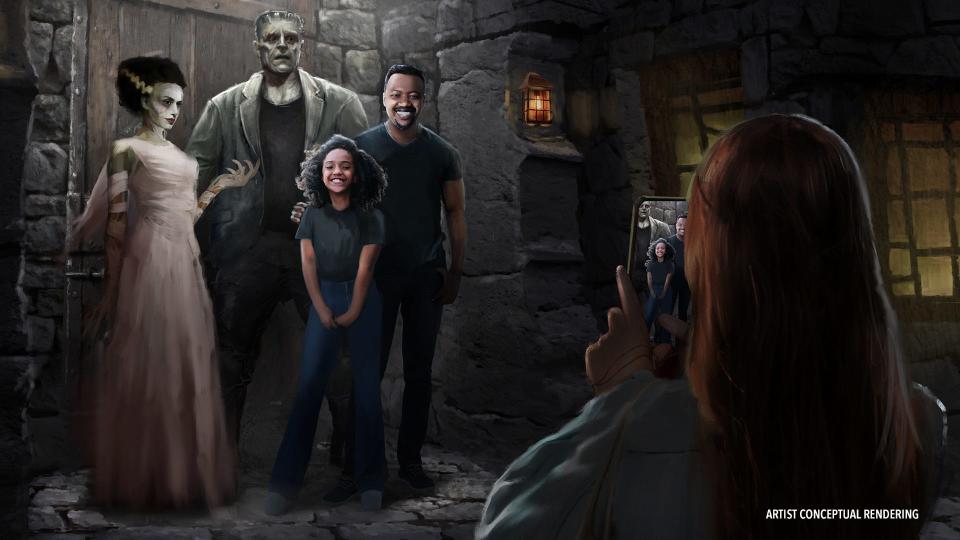 Guests can get up close to monsters in meet-and-greet opportunities.