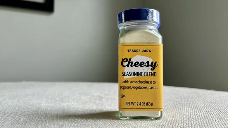 Trader Joe's Cheesy Seasoning bottle