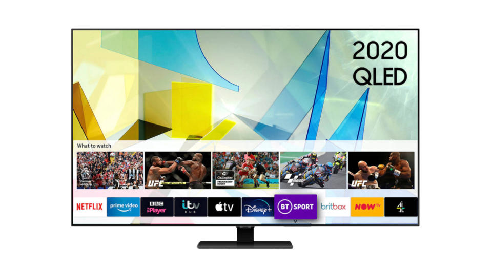 Samsung QE55Q80T (2020) QLED HDR 1500 4K Ultra HD Smart TV