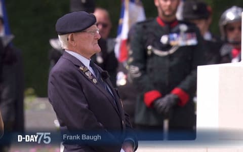 Veteran Frank Baugh - Credit: BBC