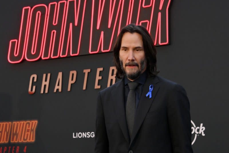 Keanu Reeves will voice Shadow the Hedgehog in "Sonic the Hedgehog 3." File Photo by Jim Ruymen/UPI