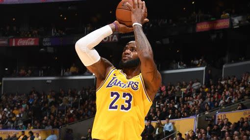 LeBron James。（圖／翻攝自NBA官方推特）