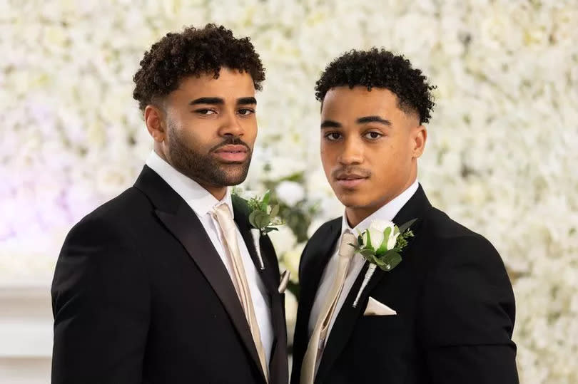 Theo and Malique play twin brothers in Hollyoaks