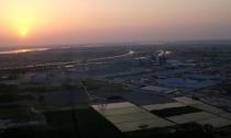 An aerial view of the Haveli Bahadur Shah LNG power plant in Jhang, Pakistan July 7, 2017. REUTERS/Drazen Jorgic/Files