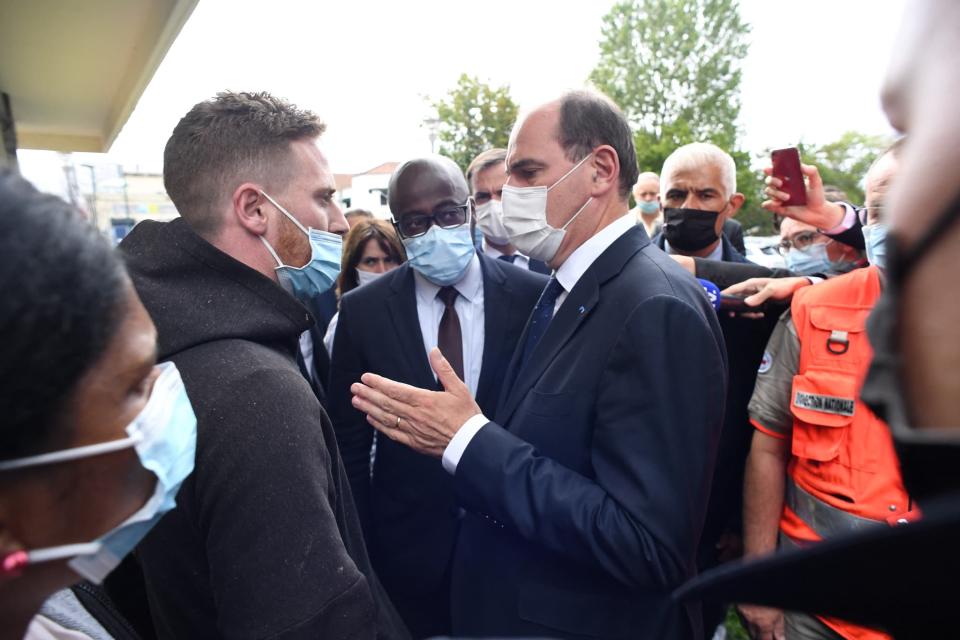 Jean Castex à Villetaneuse (Seine-Saint-Denis), le 27 juillet 2021 - ALAIN JOCARD / AFP