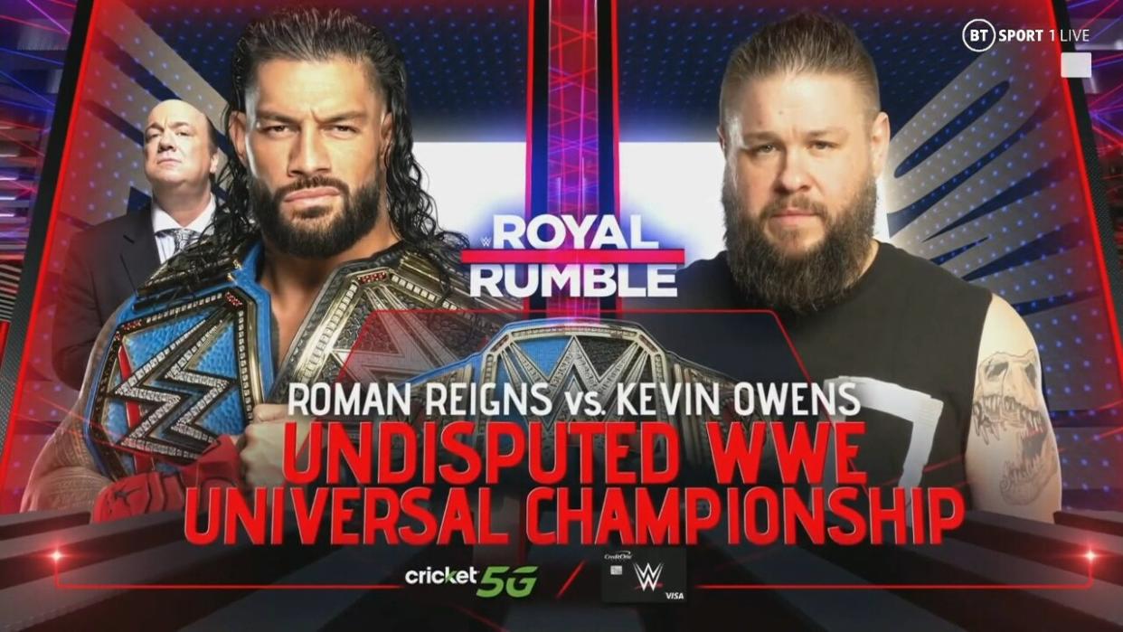 Roman Reigns To Defend Undisputed WWE Universal Title Against Kevin Owens At WWE Royal Rumble