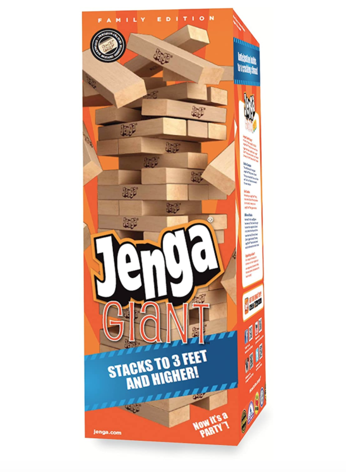 10) Jenga Giant Family Hardwood Game