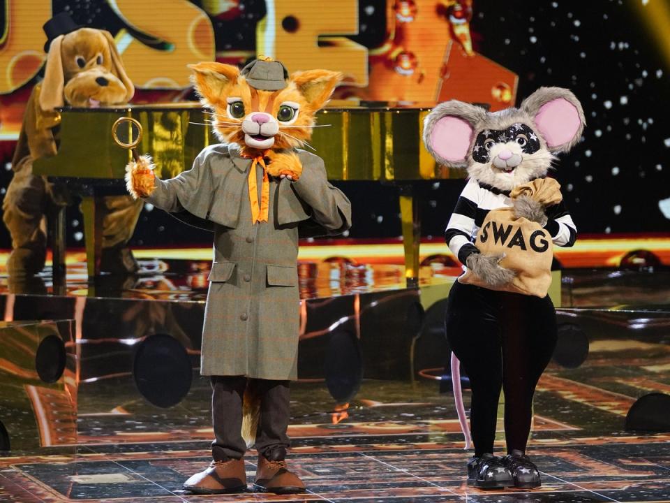 Cat and Mouse on ‘The Masked Singer’ (ITV)