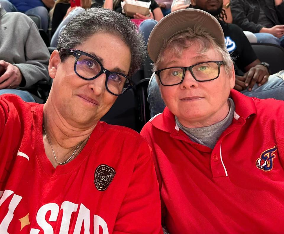 Nancy Kehlenbrink and Diane Devor say the Fever preseason game Thursday had a drastically different vibe on and off the court.