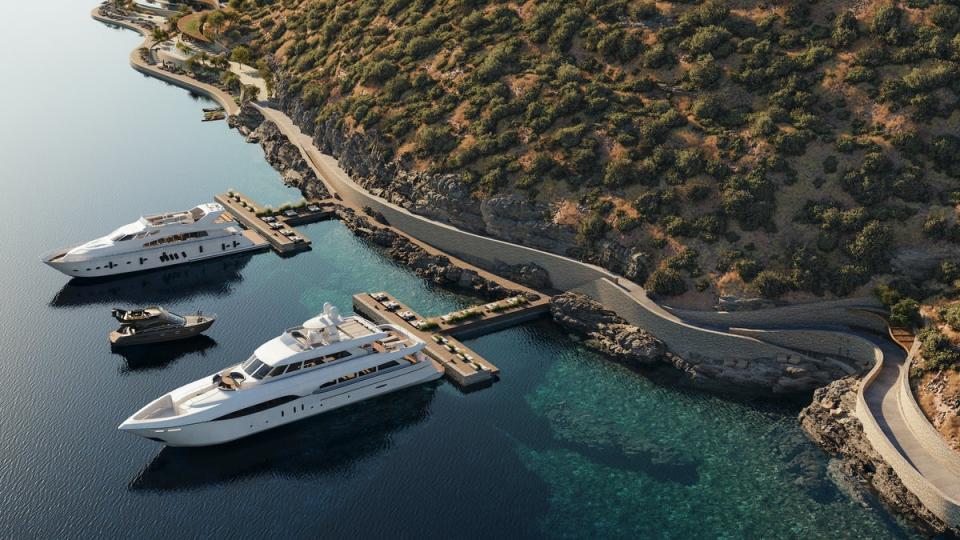 There will be berths that can accommodate superyachts (Mirum Group)