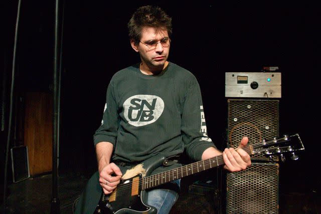 <p>Marc Broussely/Redferns</p> Steve Albini performing in London in November 2004