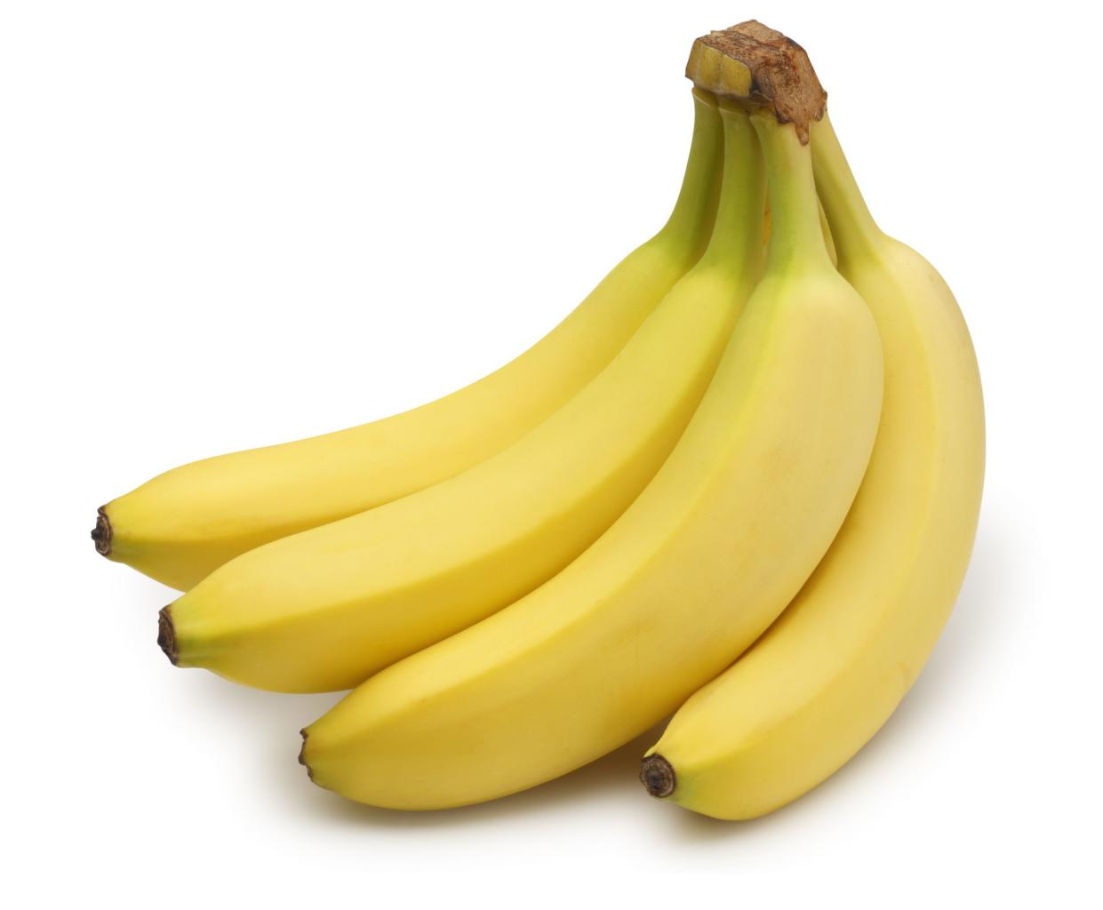 A bunch of bananas. Clipping path included.