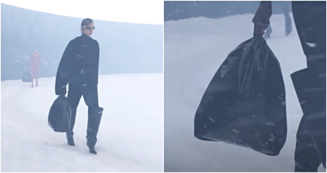 The most expensive trash bag in the world': Balenciaga stokes